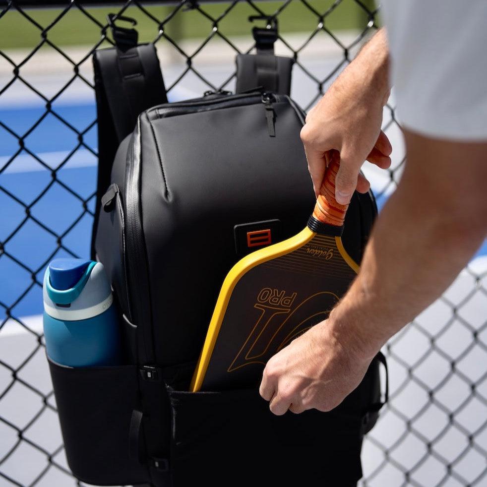 Court Caddy Front Paddle Sleeve - KTCHN Pickleball Backpacks