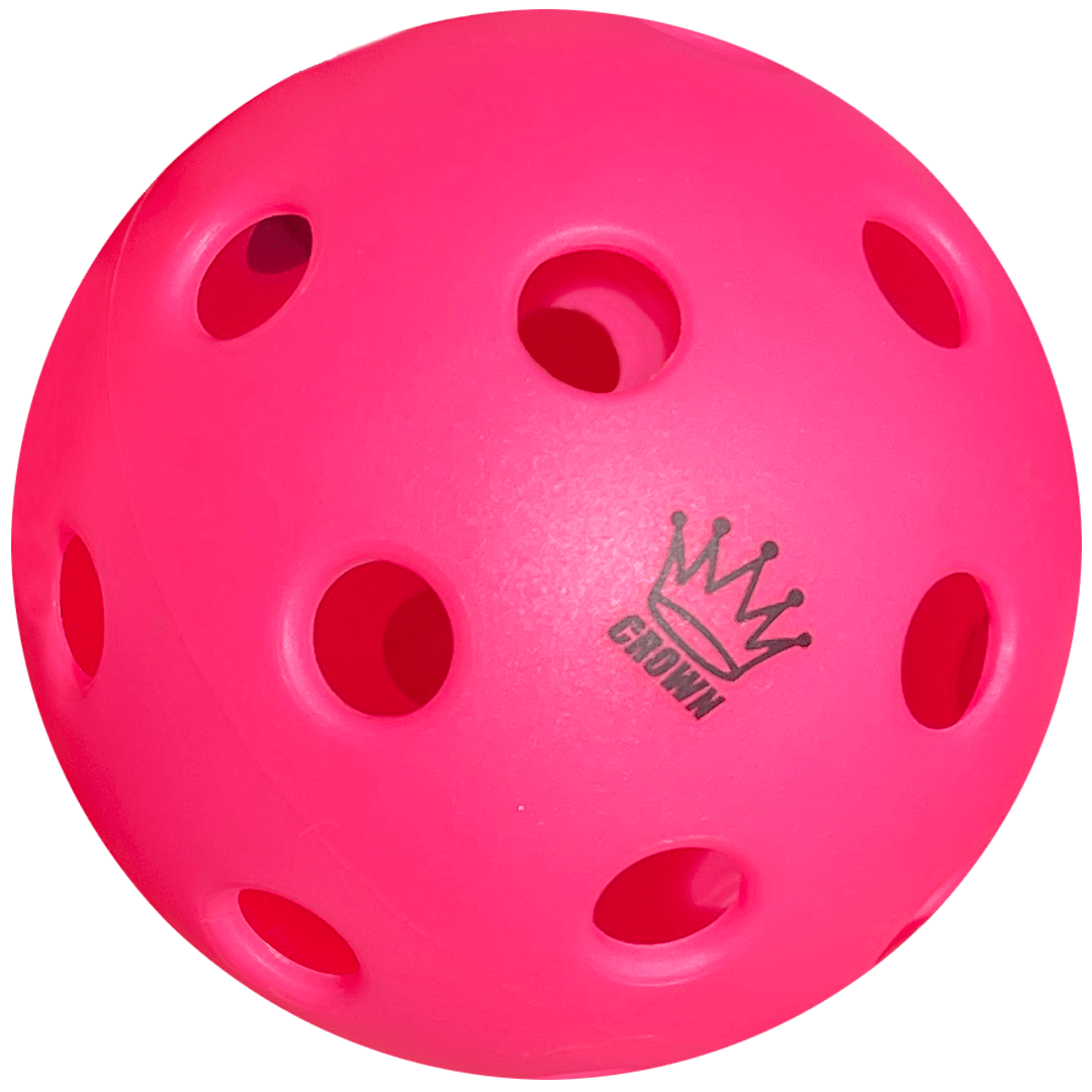 CROWN PICKLEBALL - High-Performance INDOOR Pickleballs (100-PACK DRAGONFRUIT)