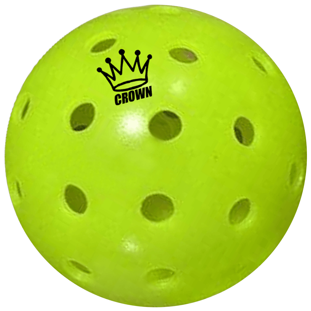 CROWN PICKLEBALL - High-Performance OUTDOOR Pickleballs - RETAIL (102-PACK LIME)