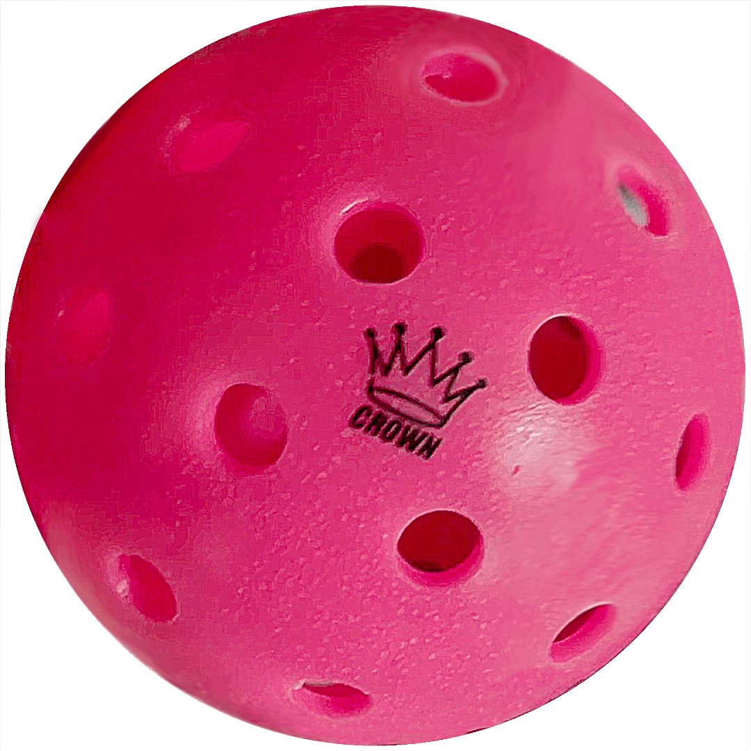 CROWN PICKLEBALL - High-Performance OUTDOOR Pickleballs (3-PACK CHERRY)